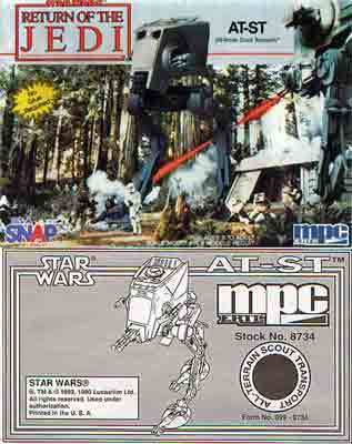 箱に汚れ・崩れ有】MPC AT-ST 羨ましい STRUCTORS ACTION 箱に汚れ・崩れ有】MPC AT-ST 羨ましい STRUCTORS ACTION
