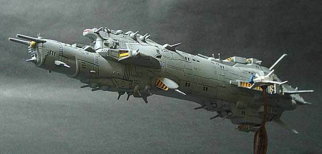 タカラ1/3500《連合宇宙軍重巡洋艦コルドバ》: P,Nみやこの模型