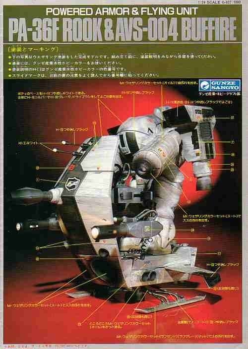 41）たぬき＜グンゼ産業 1/24 宇宙戦闘型ルーク/バッファイアー