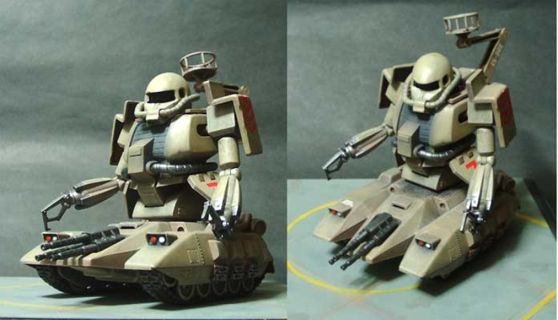 □バンダイ 1/144 MSVシリーズ《MS-06V ザク・タンク》: P,N