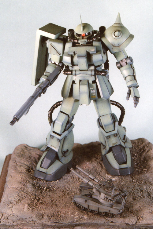 B-CLUB 1/100 MS-06F2 ZAKUⅡ ガレージキット - プラモデル