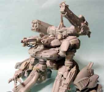 【税込?送料無料】 □b&K model 1/35スケール レジンキャストキット ロボット