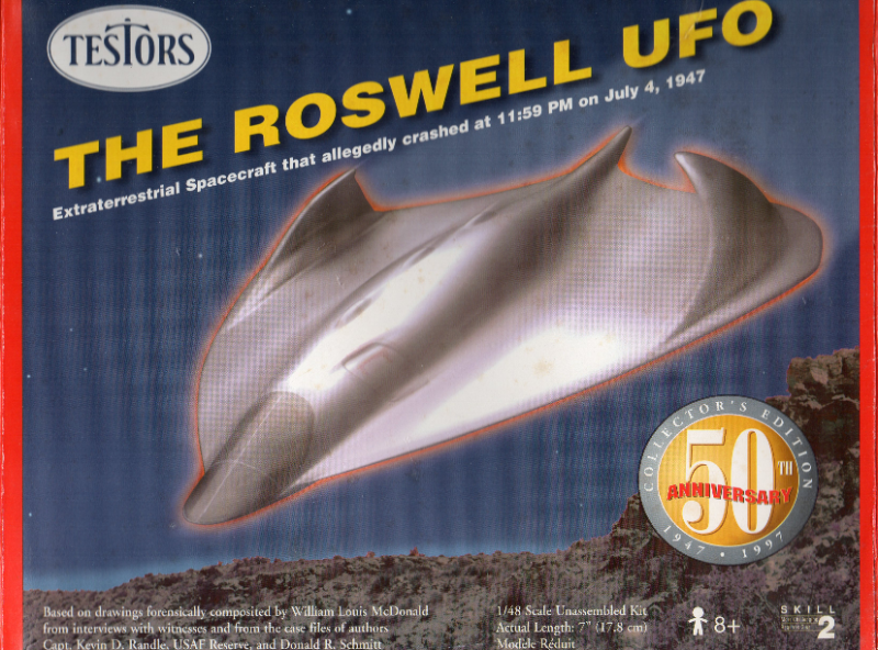 □テスター 1/48スケール《THE ROSWELL UFO》: P,Nみやこの模型製作記